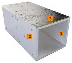 Монтаж теплоизоляции воздуховодов LAMELLA MAT